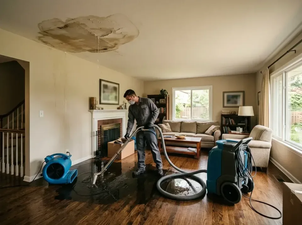 attic-pipe-burst-ceiling-drip-008 — frequently asked questions, Water Damage Restoration & Carpet Care in Asheville, NC